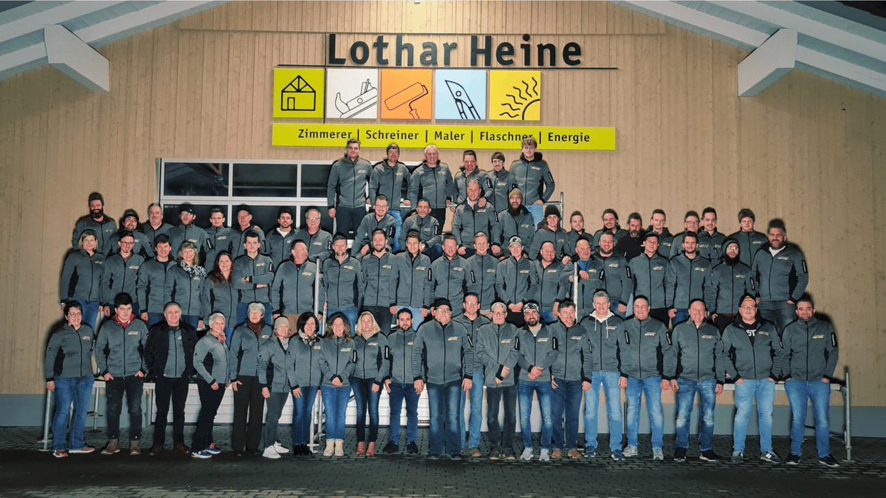 Das Team von Lothar Heine
